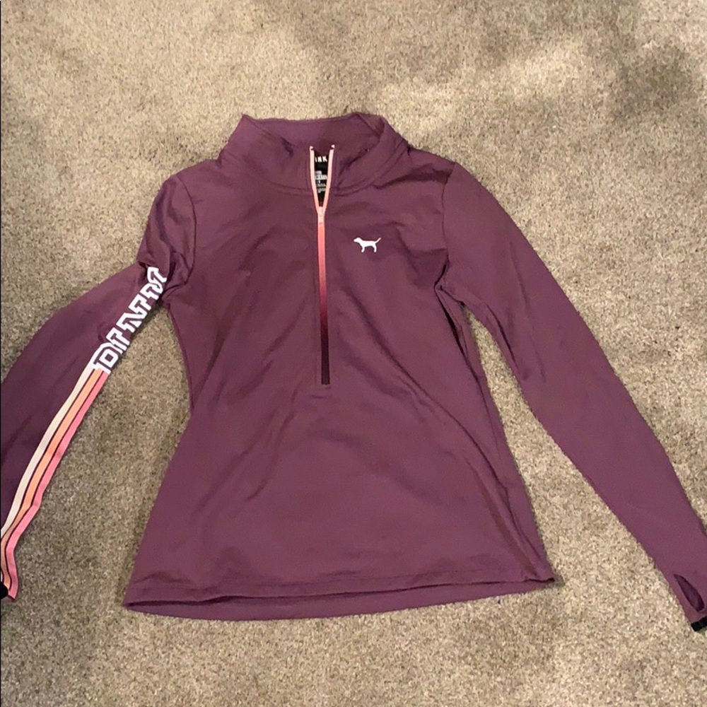 Pink brand quarter zip pullover